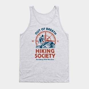 Out of Breath Hiking Society - Funny Outdoor Adventure Tank Top